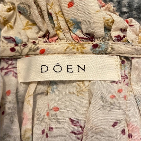 Doen Gia Midi dress in Ditsy floral print xs milkmaid romantic cottage prairie - Picture 4 of 13